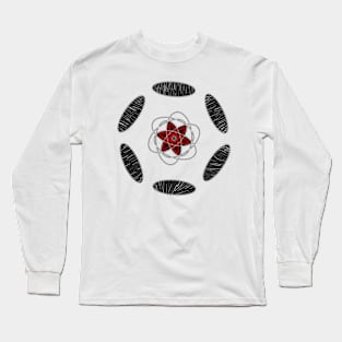 Red Atom Long Sleeve T-Shirt